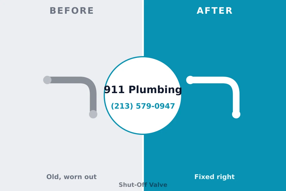 Before and after: plumbing company Kirbyville, TX